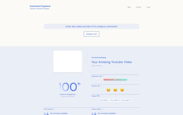 Comment Explorer – Youtube Comment Explorer – Youtube