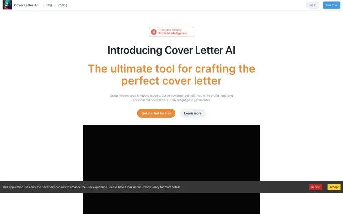 Cover Letter AI Cover Letter AI