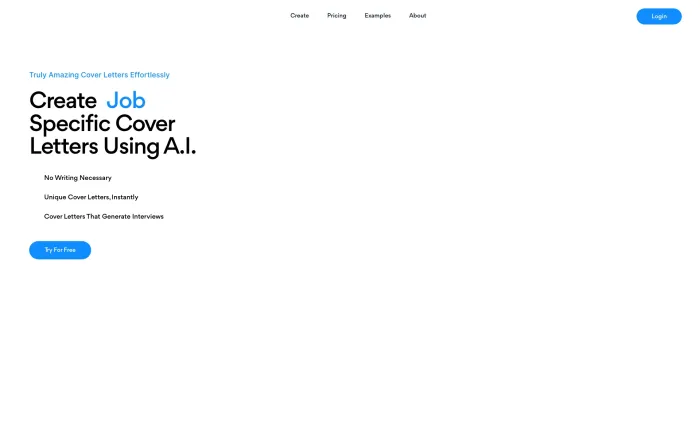 CoverLetterSimple.ai CoverLetterSimple.ai