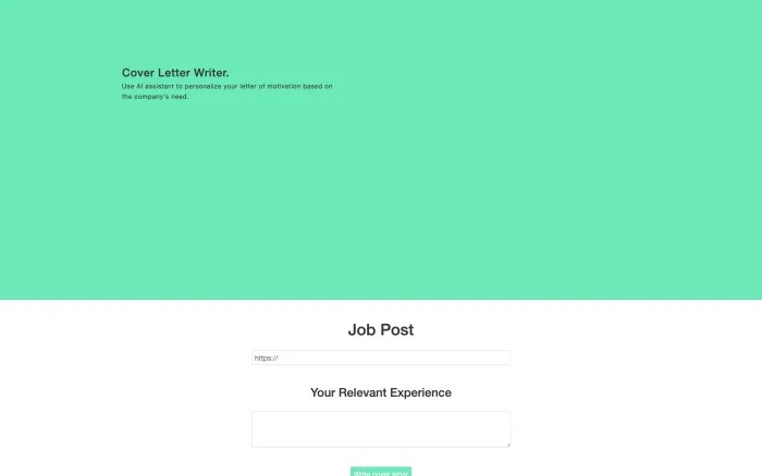 Coverletterwrite Coverletterwrite
