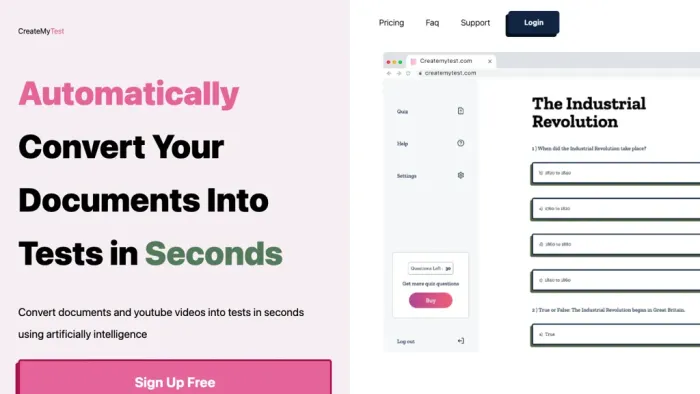 Create my test Create my test