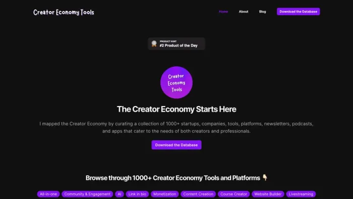 Creator Economy Tools Creator Economy Tools