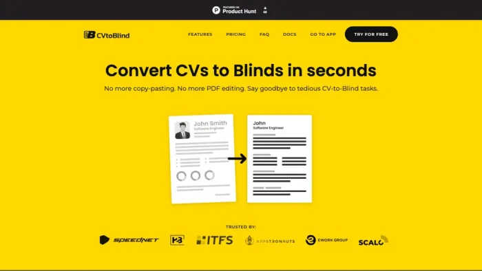 CVtoBlind CVtoBlind