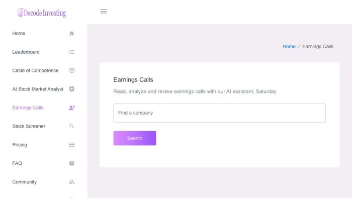 Decode Investing Decode Investing