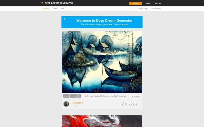 Deep Dream Generator Deep Dream Generator