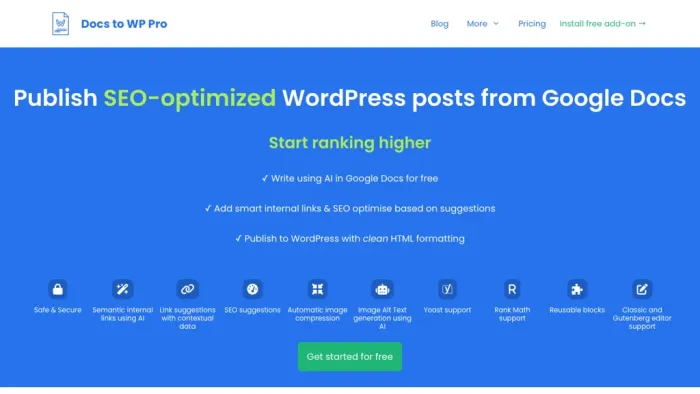 Docs to WP Pro Docs to WP Pro
