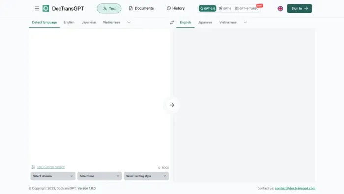 DocTransGPT DocTransGPT