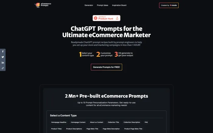 Ecommerce Prompts Ecommerce Prompts