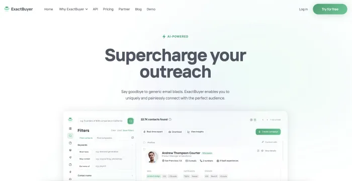 ExactBuyer Search ExactBuyer Search