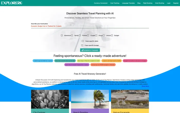 Explorerg – Discover, Plan Your Journeys Explorerg – Discover, Plan Your Journeys