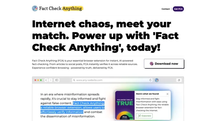 Fact Check Anything Fact Check Anything