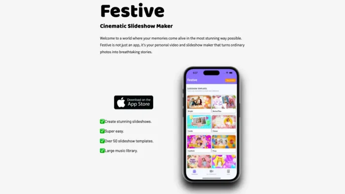 Festive Slideshow Maker Festive Slideshow Maker