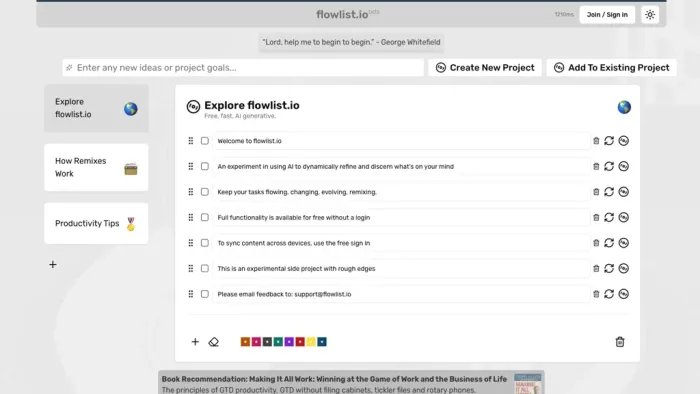 flowlist.io flowlist.io