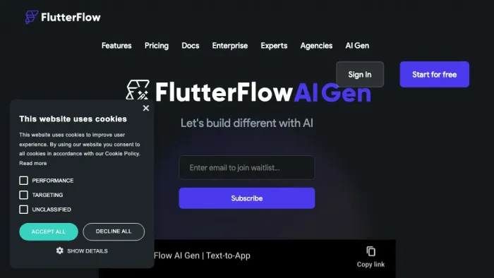 FlutterFlow AI Gen FlutterFlow AI Gen