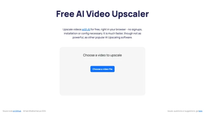 Free AI Video Upscaler Free AI Video Upscaler