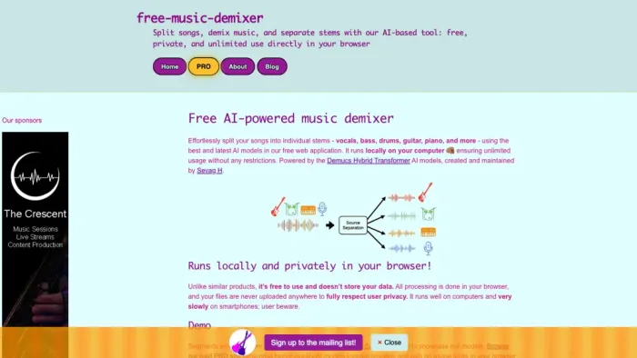 Free Music Demixer Free Music Demixer