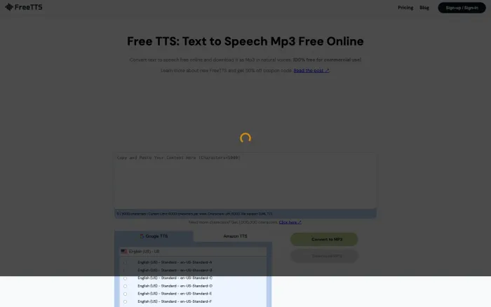 FreeTTS FreeTTS