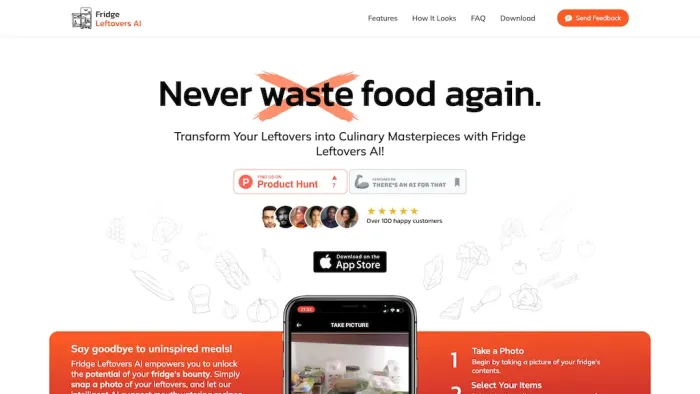 Fridge Leftovers AI Fridge Leftovers AI