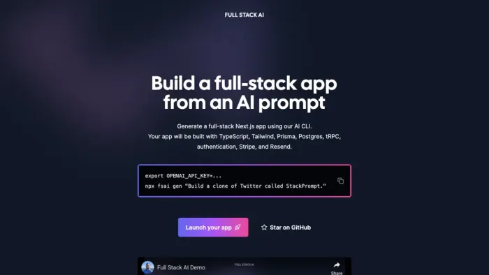 Full Stack AI Full Stack AI