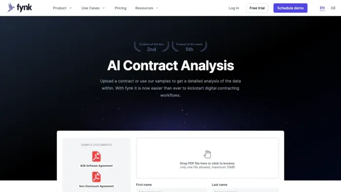 Fynk contract analysis Fynk contract analysis