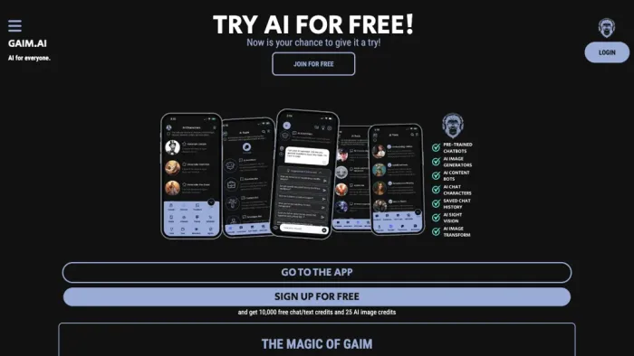 GAIM.AI Desktop App GAIM.AI Desktop App