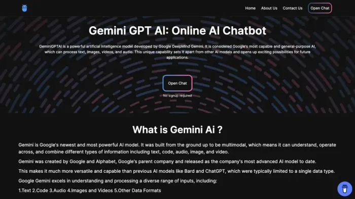 Gemini GPT AI Gemini GPT AI
