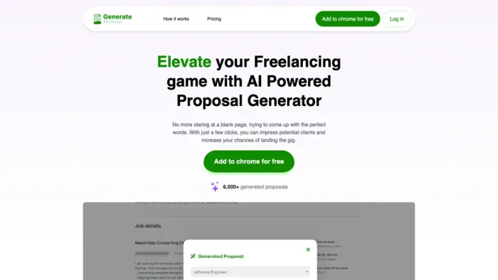 Generate Proposal Generate Proposal