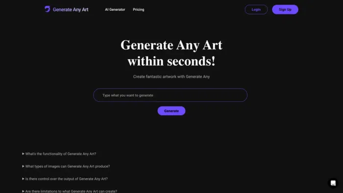 GenerateAny.Art GenerateAny.Art