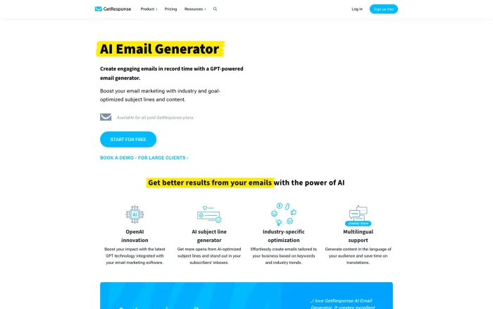GetResponse Email Generator GetResponse Email Generator
