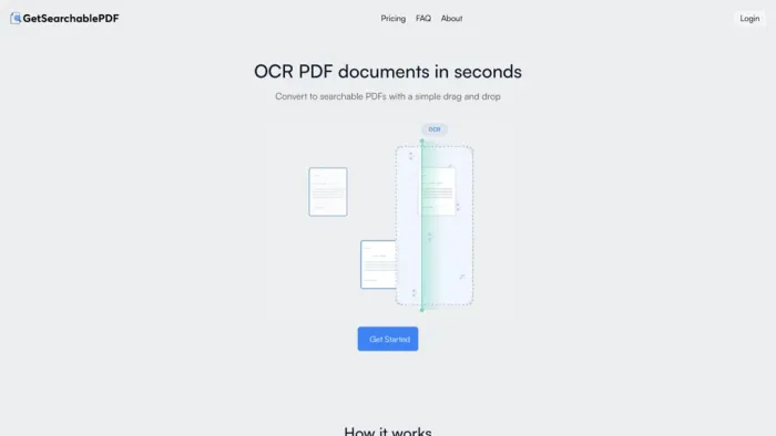 GetSearchablePDF GetSearchablePDF