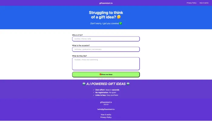 giftassistant.io giftassistant.io