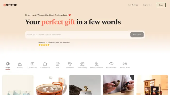Giftwrap AI Giftwrap AI