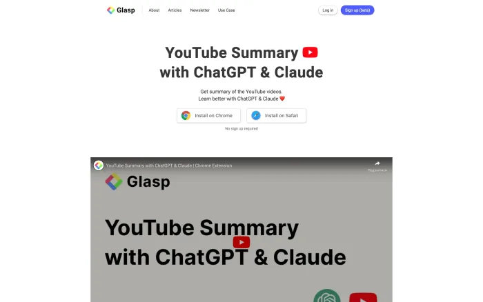 YouTube Summary with ChatGPT YouTube Summary with ChatGPT