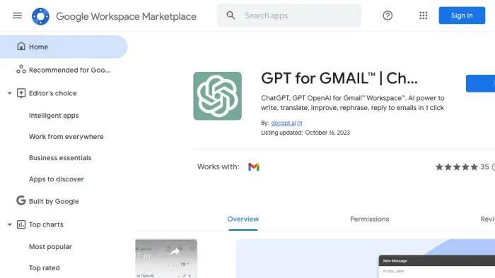 GmailGPT GmailGPT
