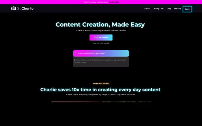 Go Charlie Go Charlie