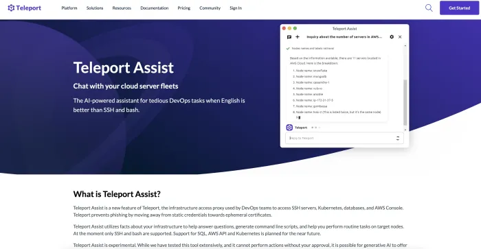 Teleport Assist Teleport Assist