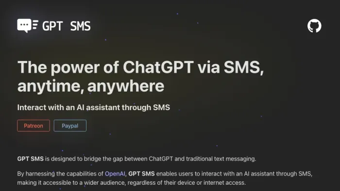GPT SMS GPT SMS