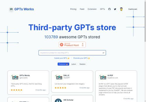 GPTs Works GPTs Works