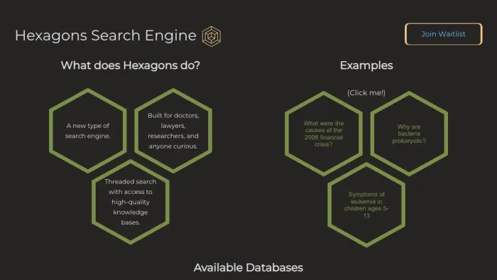 Hexagons Search Hexagons Search