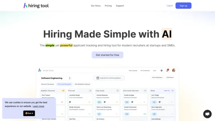 hiring tool hiring tool