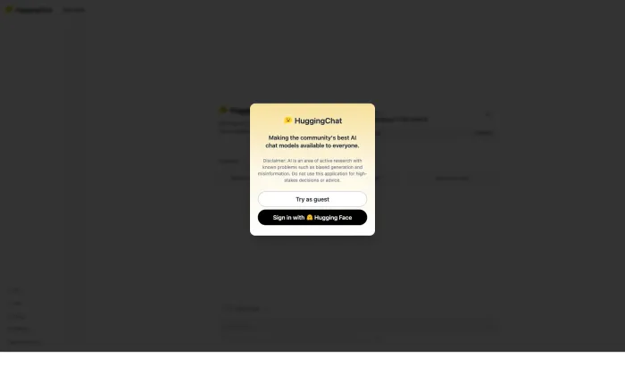 HuggingChat HuggingChat