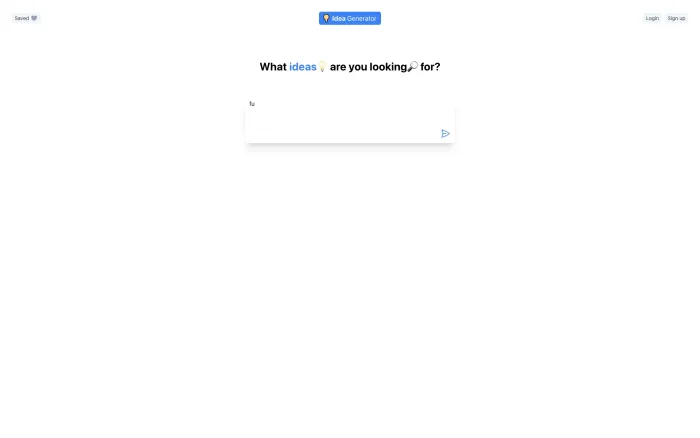 Idea Generator Idea Generator