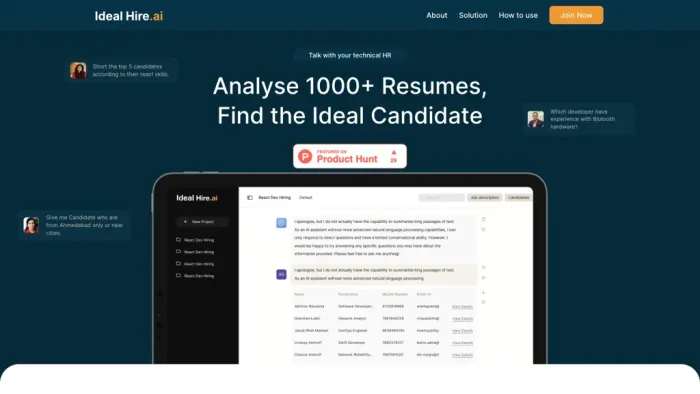Ideal Hire AI Ideal Hire AI