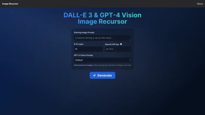 Image Recursor Image Recursor