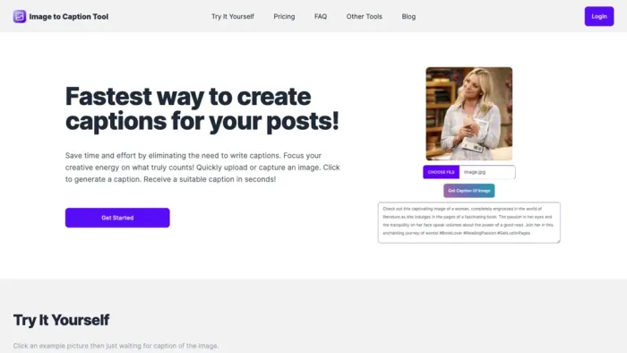 Image to Caption Tool Image to Caption Tool