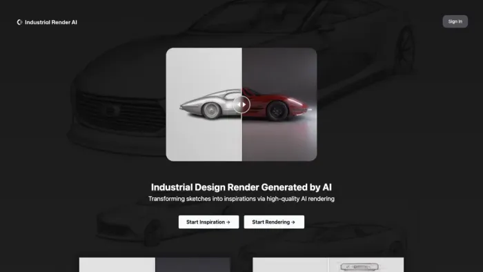 Industrial Render AI Industrial Render AI