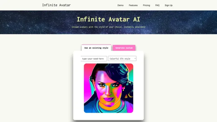 Infinite Avatar Infinite Avatar