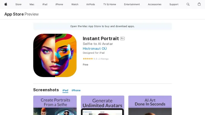 Instant Potrait Instant Potrait
