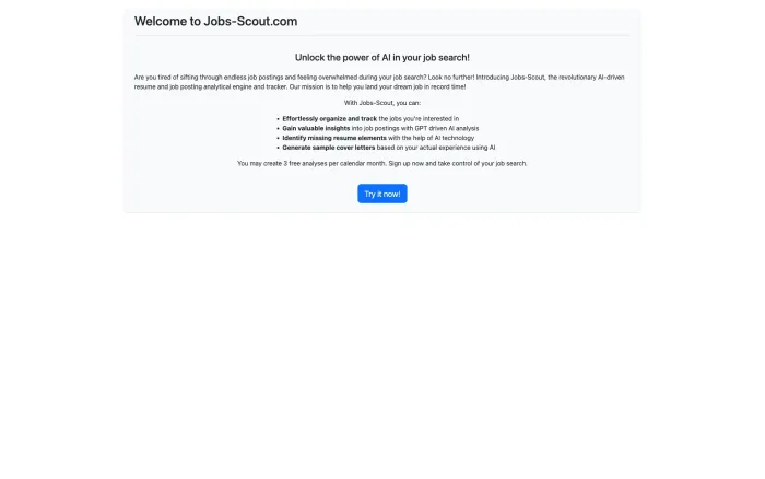 Jobs Scout Jobs Scout