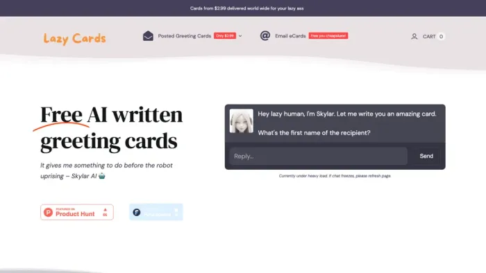 Lazy Cards Lazy Cards